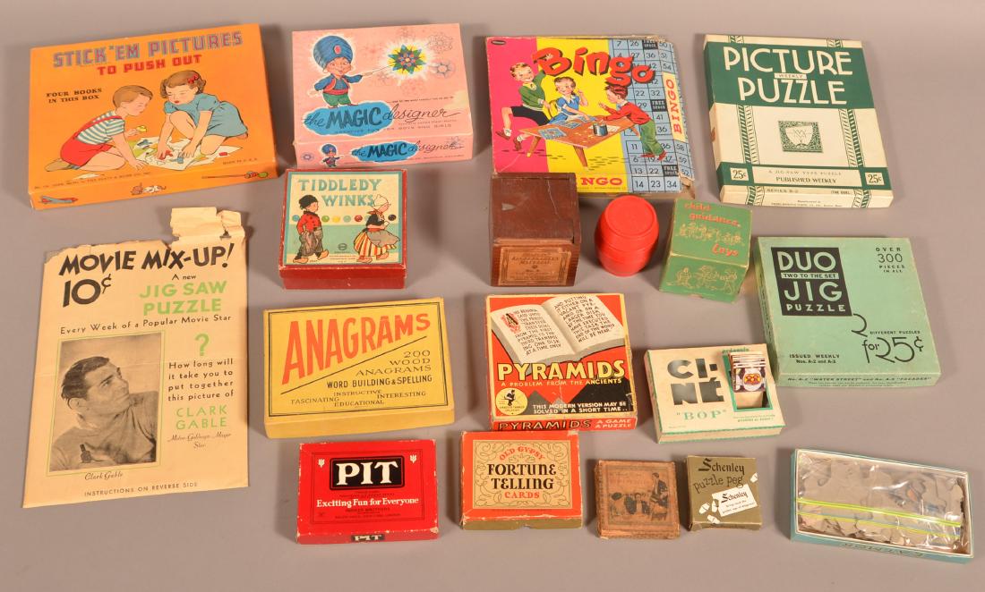 Lot of Vintage Games and Puzzles. (1 of 1)
