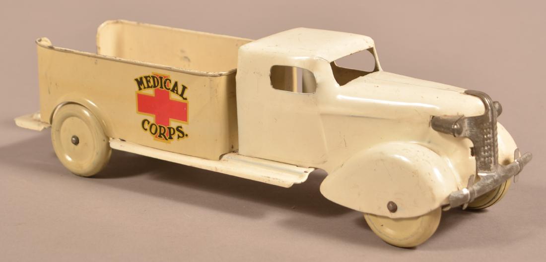 Wyandotte Medical Corps Pressed Steel Truck. (1 of 3)