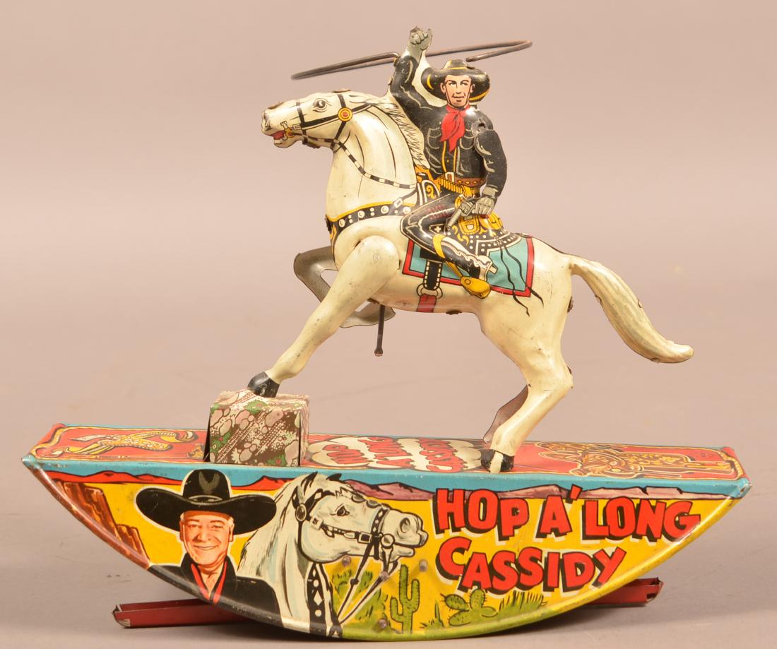 Marx Hopalong Cassidy Tin Litho. Wind-up Toy. (1 of 2)