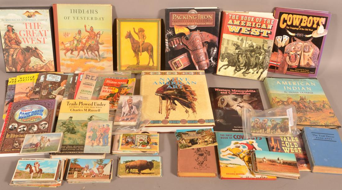 Vintage Cowboy/Indian Related Books & Ephemera. (1 of 1)