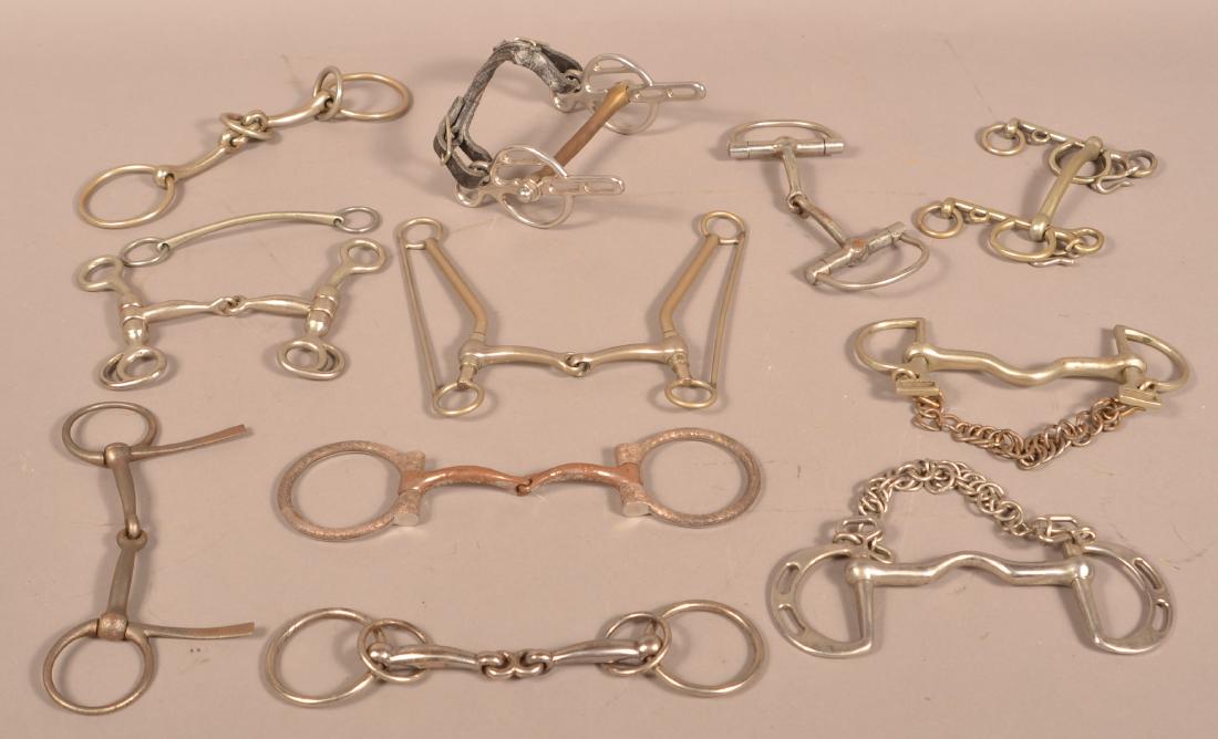 12 Various Vintage Horse Bits. (1 of 2)