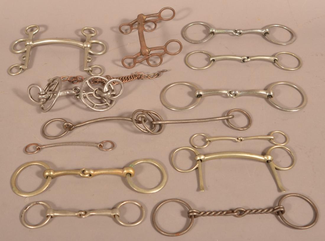 12 Various Vintage Horse Bits. (1 of 1)
