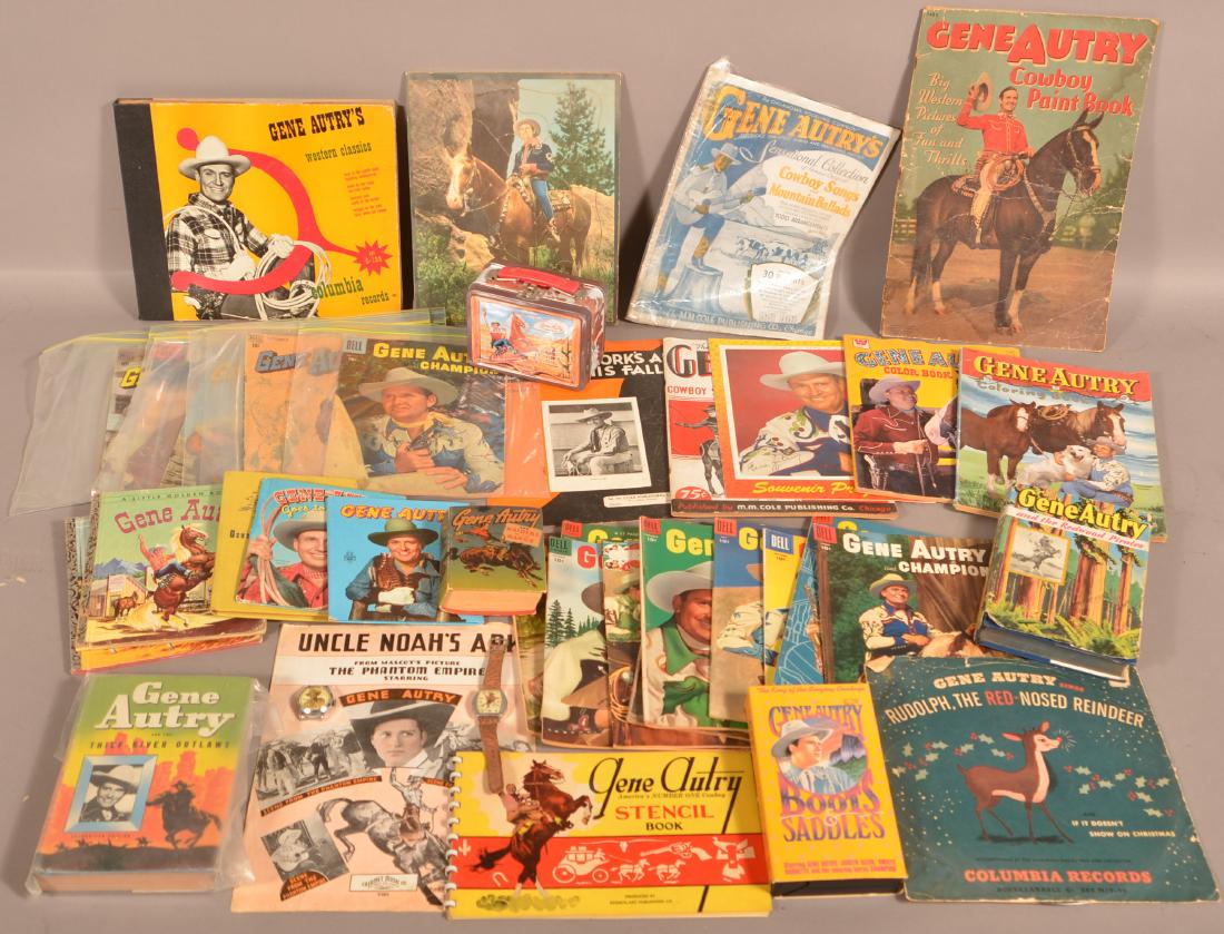 Gene Autry Ephemera Lot and Two Watches. (1 of 3)