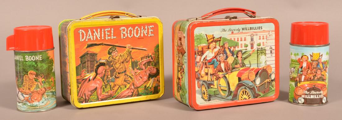 Daniel Boone and Beverly Hillbillies Lunch Boxes. (1 of 3)
