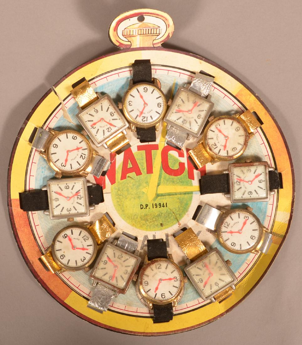 Vintage Pocket Watch Form Wrist Watch Display. (1 of 2)