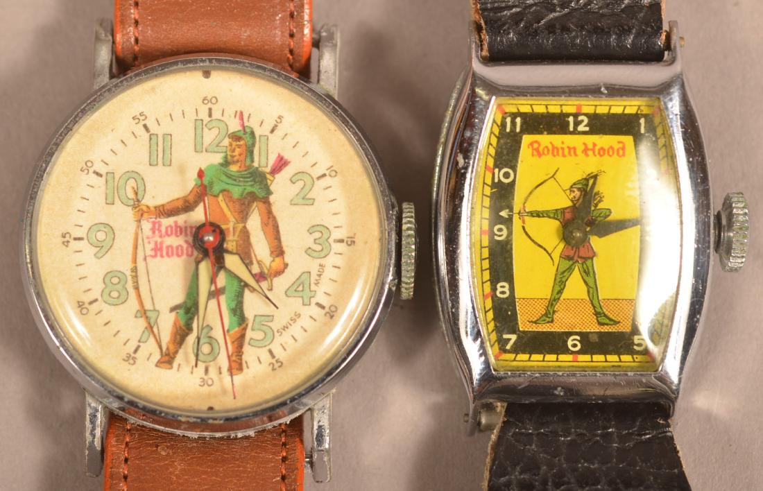 Two Vintage Robin Hood Character Wrist Watches. (1 of 3)