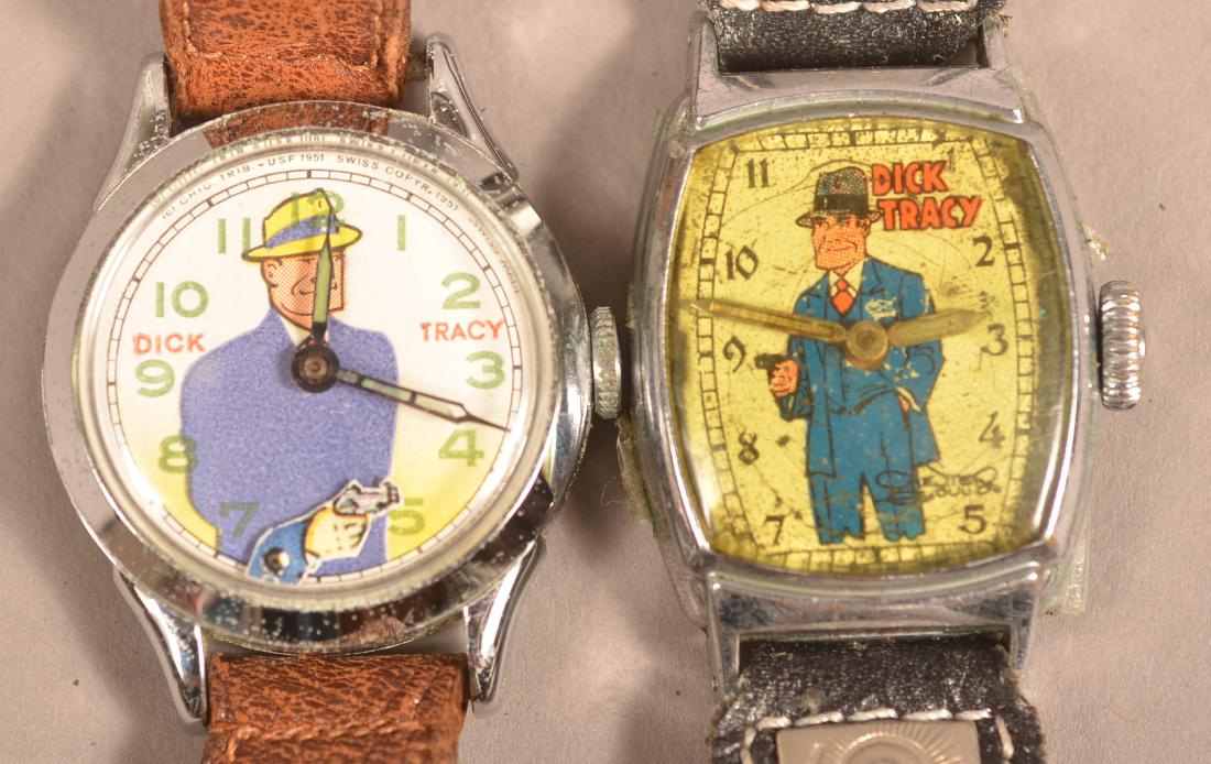 Two Vintage Dick Tracy Character Wrist Watches. (1 of 4)