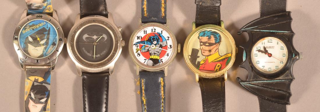 Five Batman/Robin Character Wrist Watches. (1 of 3)