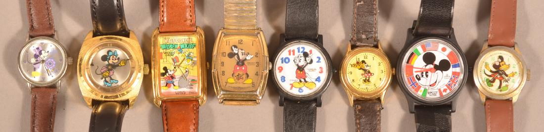 8 Mickey/Minnie Mouse Character Wrist Watches. (1 of 3)