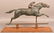 Copper & Zinc Dimensional Horse & Jockey Weathervane