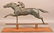Copper & Zinc Dimensional Horse & Jockey Weathervane - 6