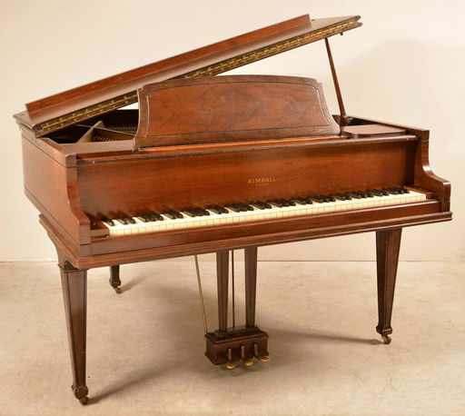 W W Kimball Chicago Mahogany Baby Grand Piano Aug 24 2019 Conestoga Auction Company Division Of Hess Auction Group In Pa