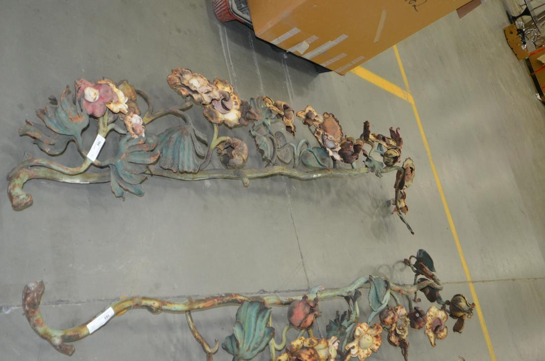 Mixed Metal Flower Vine Sculpture (1 of 6)