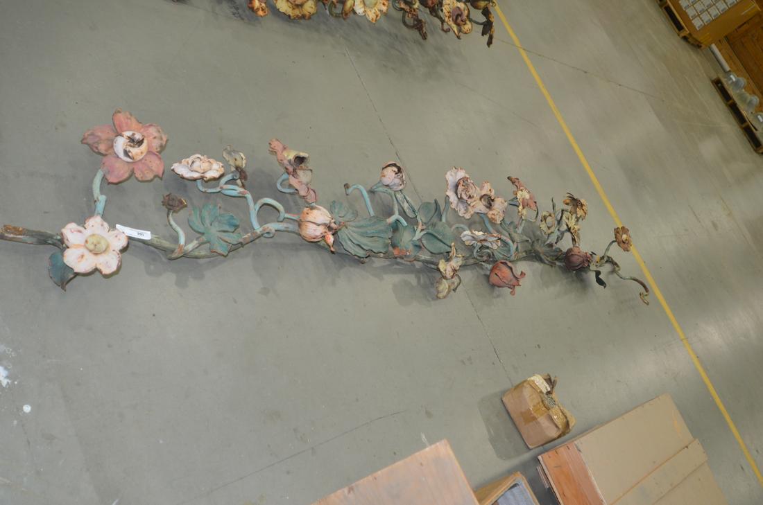 Mixed Metal Flower Vine Sculpture (1 of 6)