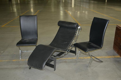 Mid Century Modern Style Lounger And 2 Chairs Mid Century Modern Style Lounger And 2 Chairs