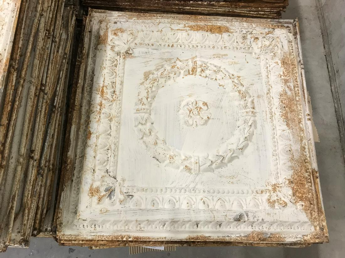 10 Pressed Tin Ceiling Tiles (1 of 1)