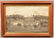 Pennsylvania Folk Art Landscape Charcoal Drawing.