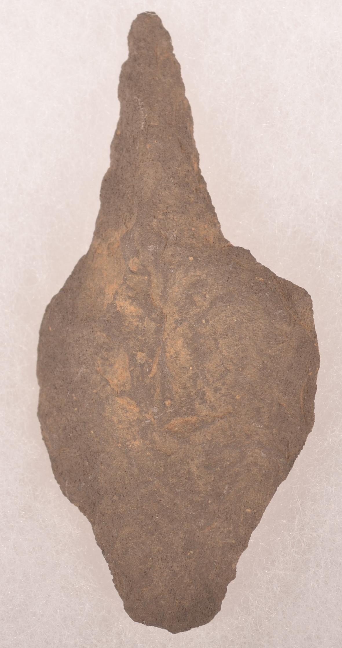 An Ancient Argillite Drill.: An Ancient Argillite Drill from Shelly Island. 3 1/8" long. Condition: Good.