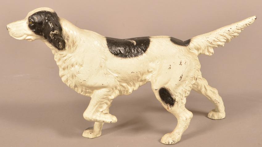 Hubley Irish Setter Dog Doorstop.: Hubley Irish Setter Dog Doorstop. 15-1/4"l. Condition: Very good with minor wear.