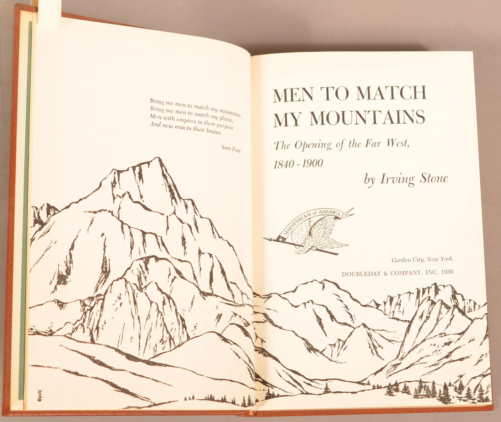 Irving Stone Men to Match My Mtns Signed Ltd Ed (1 of 3)