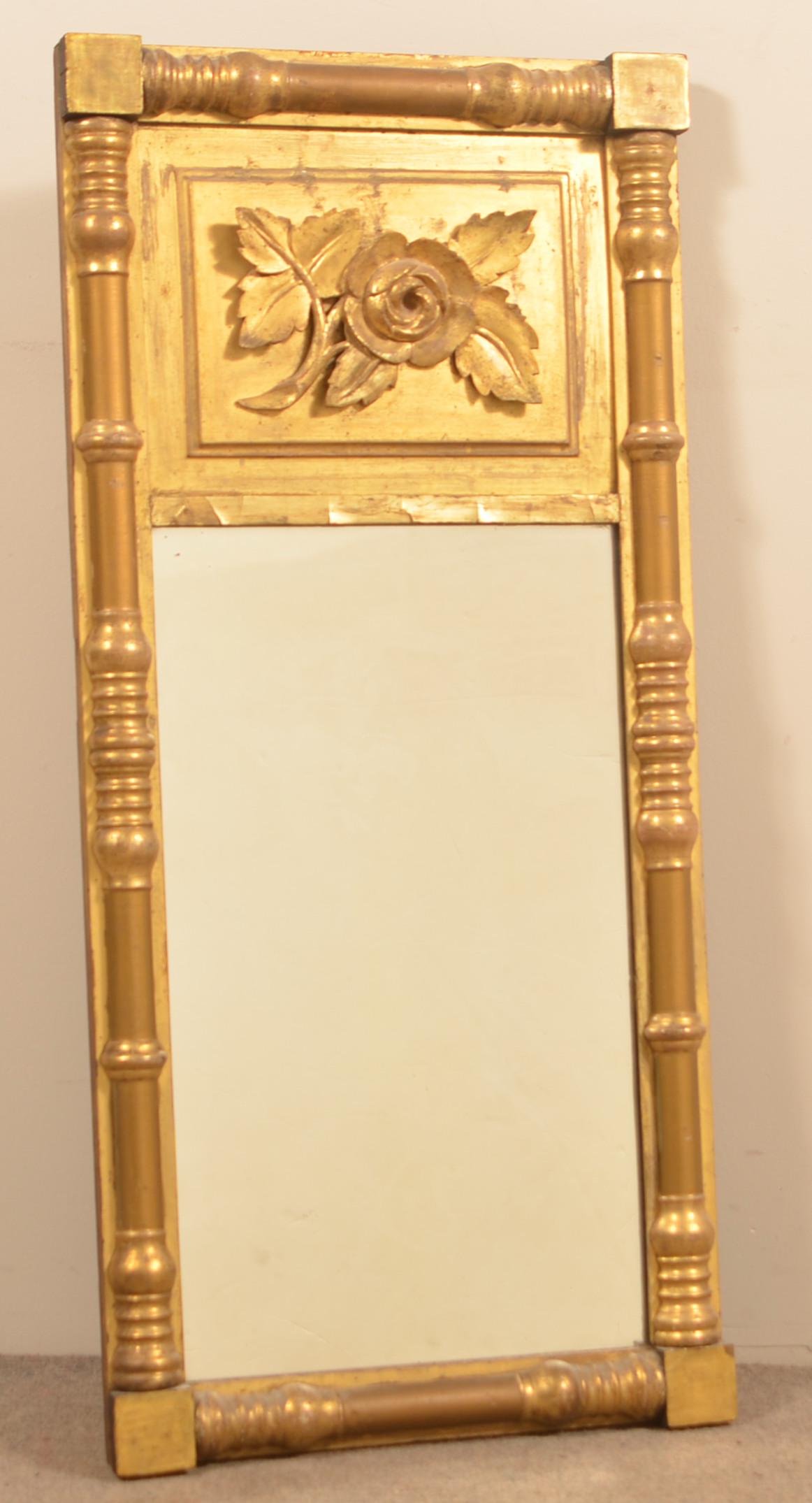 American Federal Gilt Frame Mirror. (1 of 2)