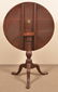 American Queen Anne Cherry Tilt Top Tea Table. - 3
