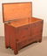 New England Softwood Paint Decorated Blanket Chest. - 4