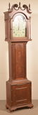 Pennsylvania Chippendale Inlaid Walnut Tall Case Clock. - 9