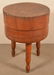 Antique Round Stump Butcher Block Table.