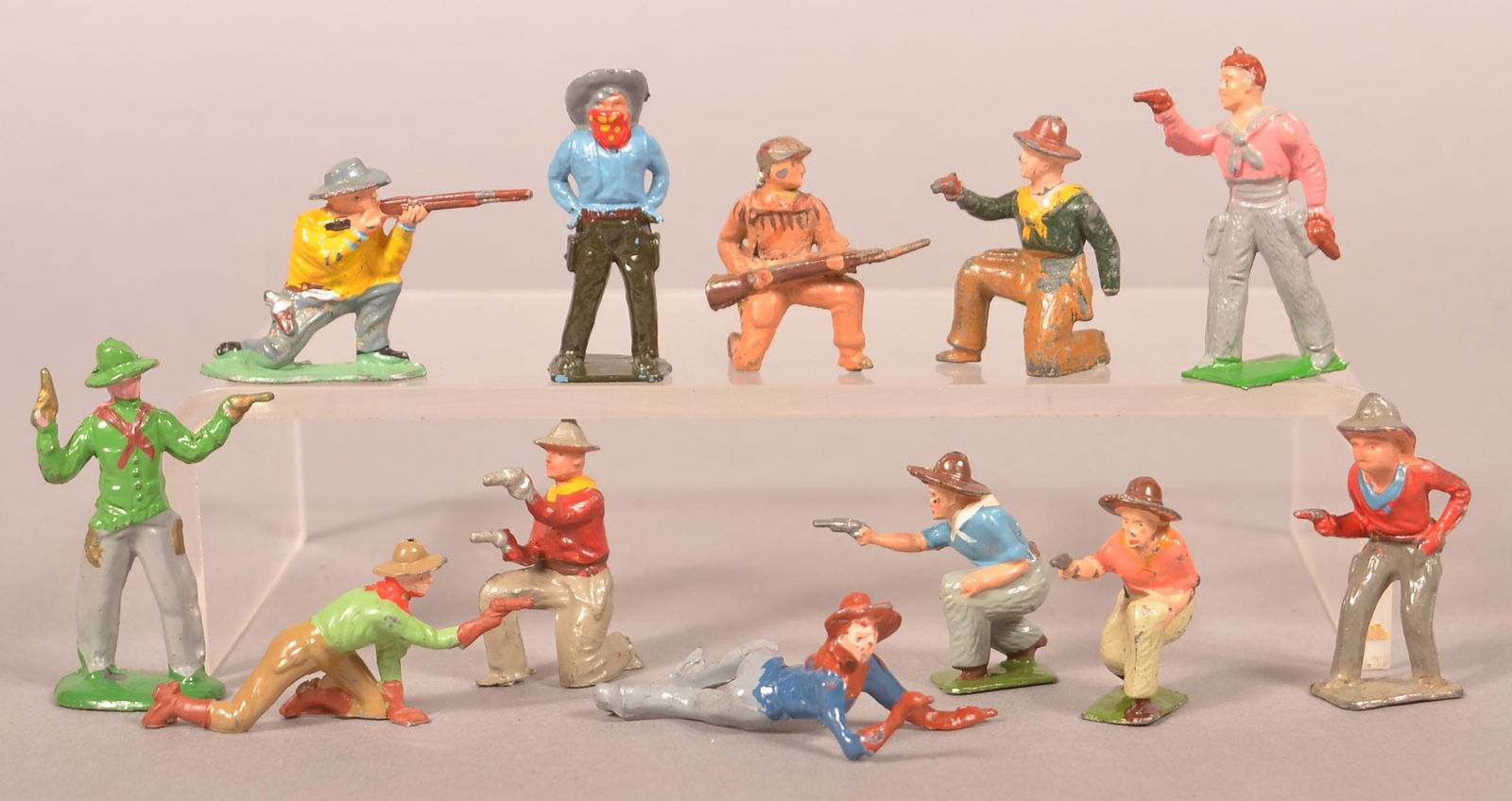 12 British Made Cowboy Figures. (1 of 1)