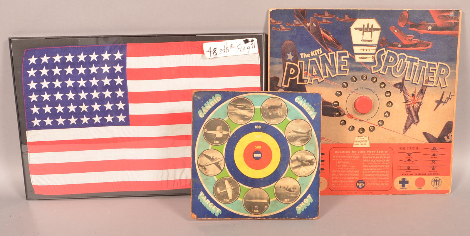 Lindstrom Airplane Target, Plane Spotter & 48 star (1 of 3)