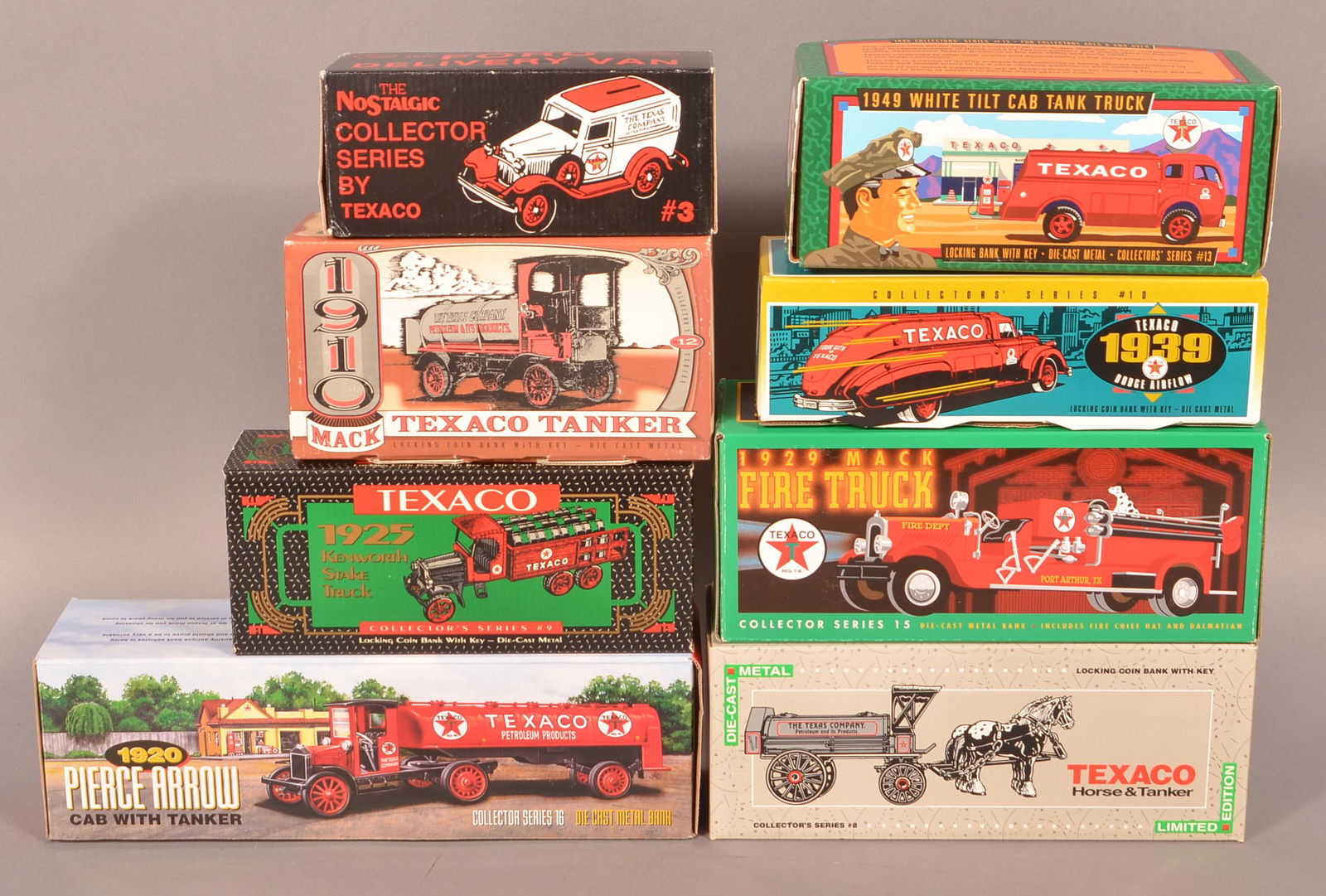 Texaco die cast metal banks hot sale