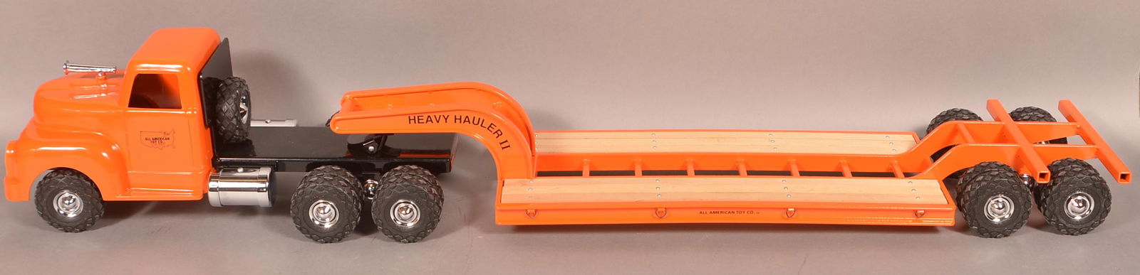 All American Toy Co. Metal Low-Boy Semi Truck & (1 of 5)