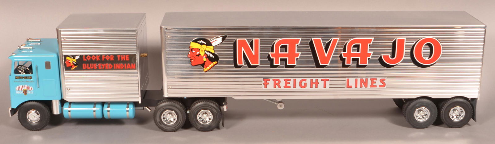 Smith Miller "Navajo Freight Lines" Truck and Trailer. (1 of 8)