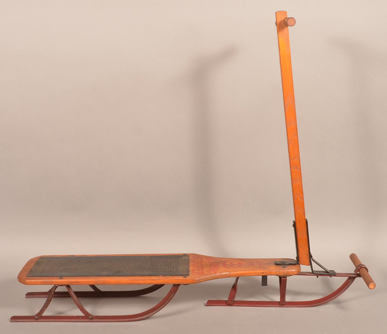 Vintage Lightning Scooter Upright Snow Sled. (1 of 2)