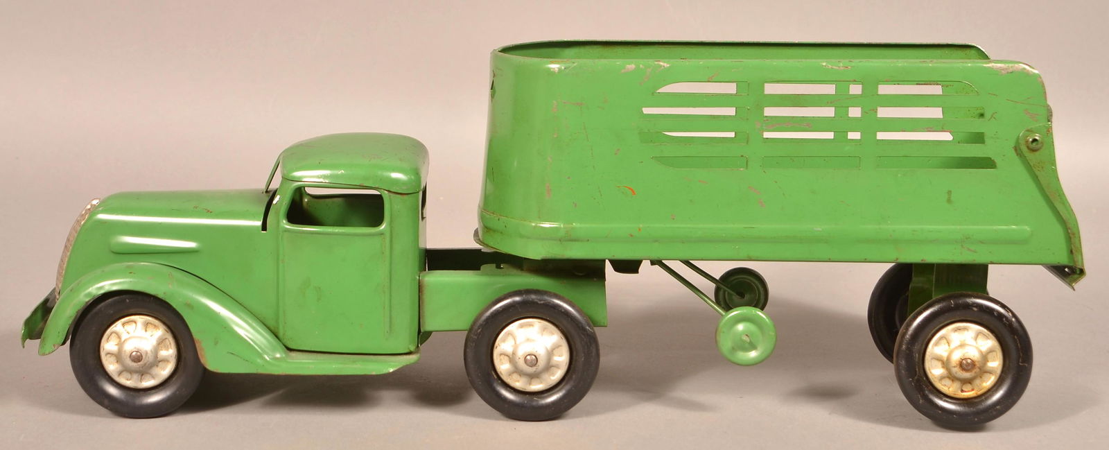 American Pressed Steel Tractor Trailer Truck. (1 of 3)