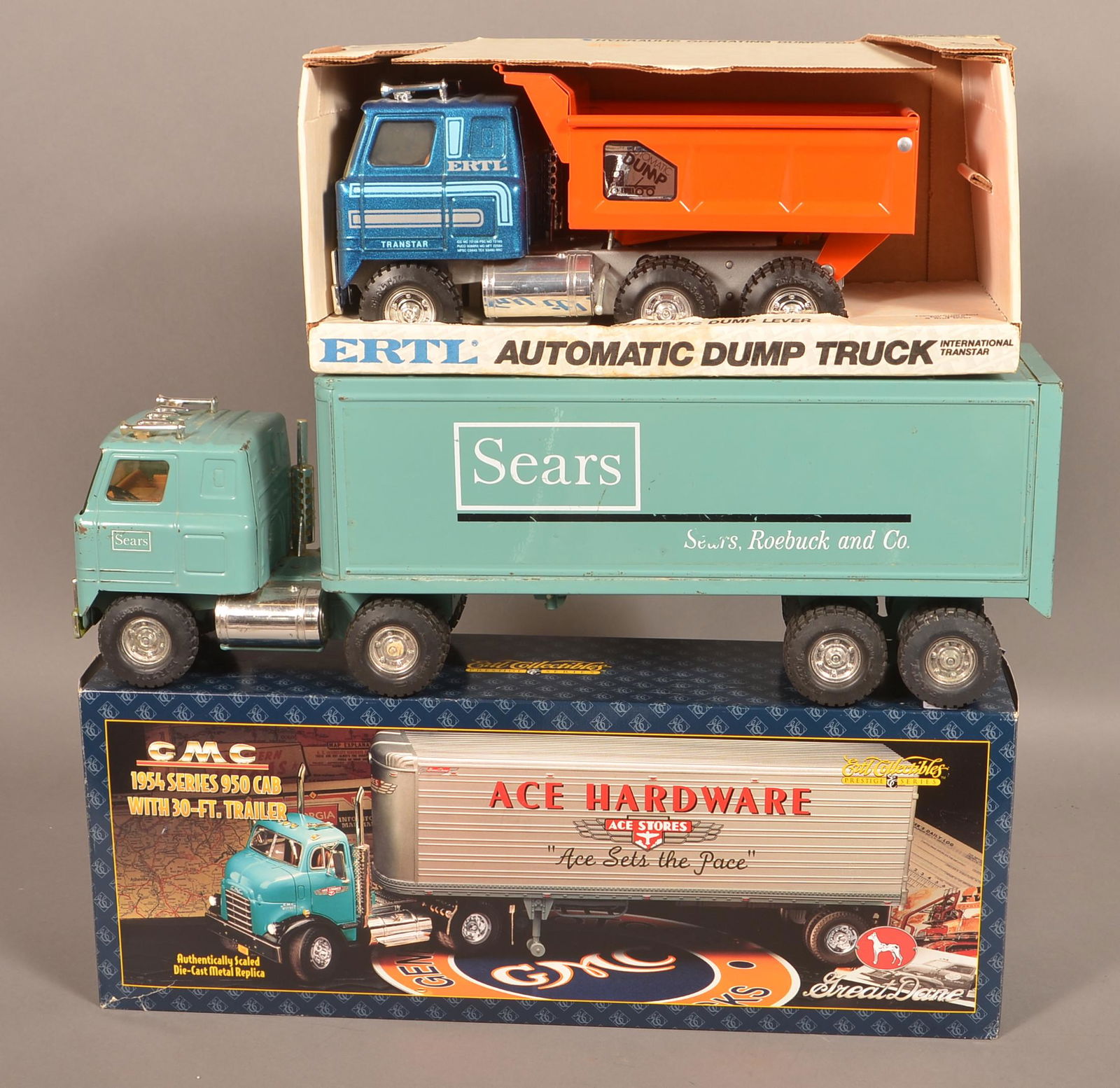 Three Various Ertl Trucks. (1 of 2)