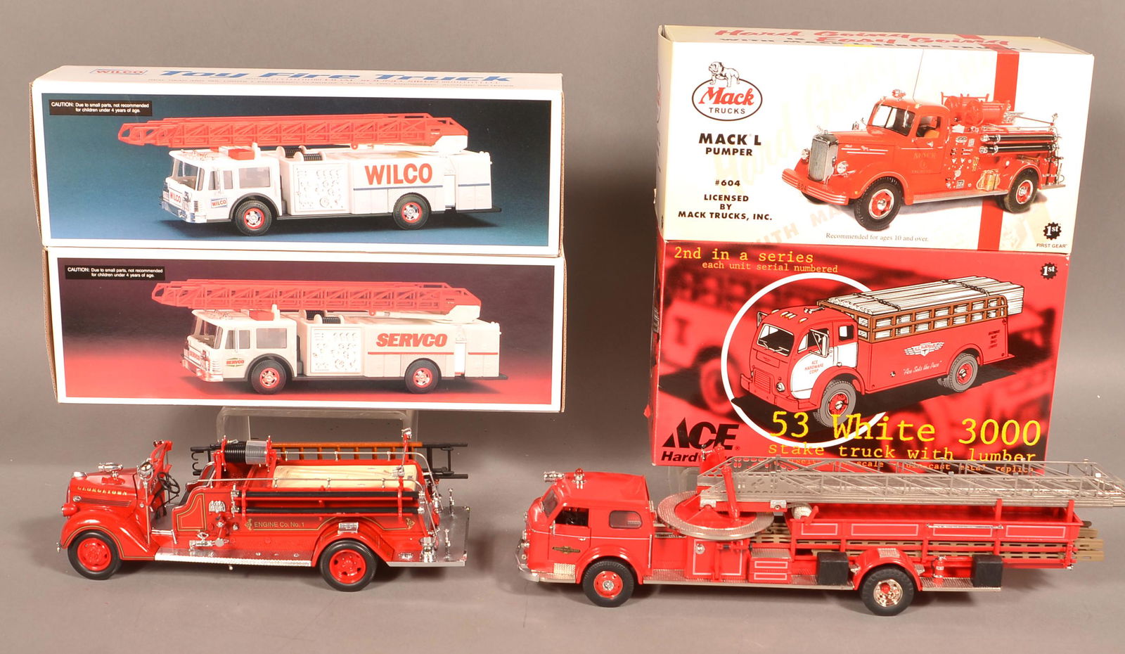 Six Various Fire Related Vehicles. (1 of 2)