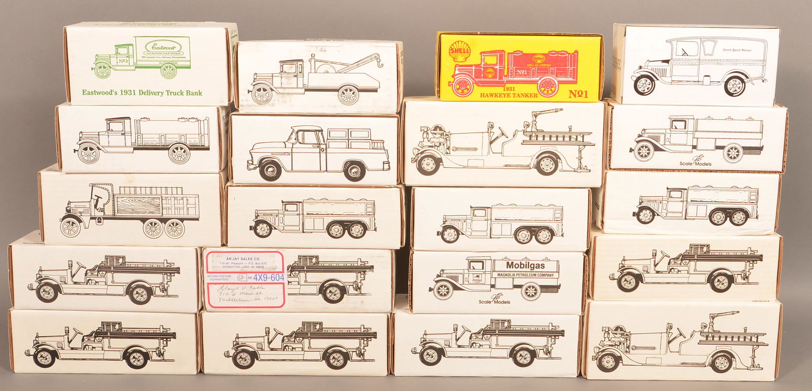 20 Various Ertl Die-cast Vehicle Banks. (1 of 2)