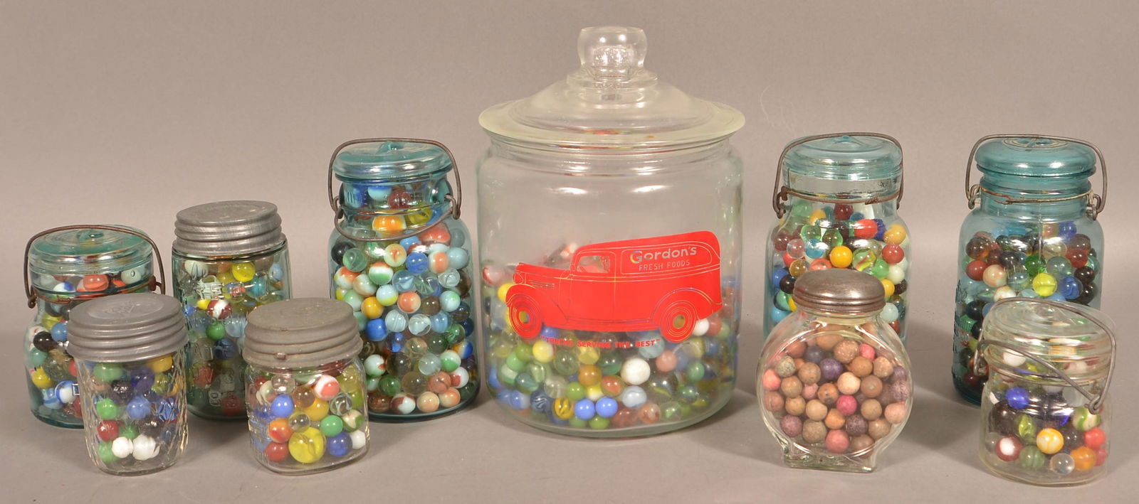 Large lot of Vintage Glass Marbles. (1 of 1)