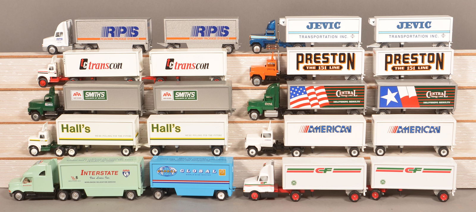 Ten Various Winross Die-cast Advertising Trucks. (1 of 1)