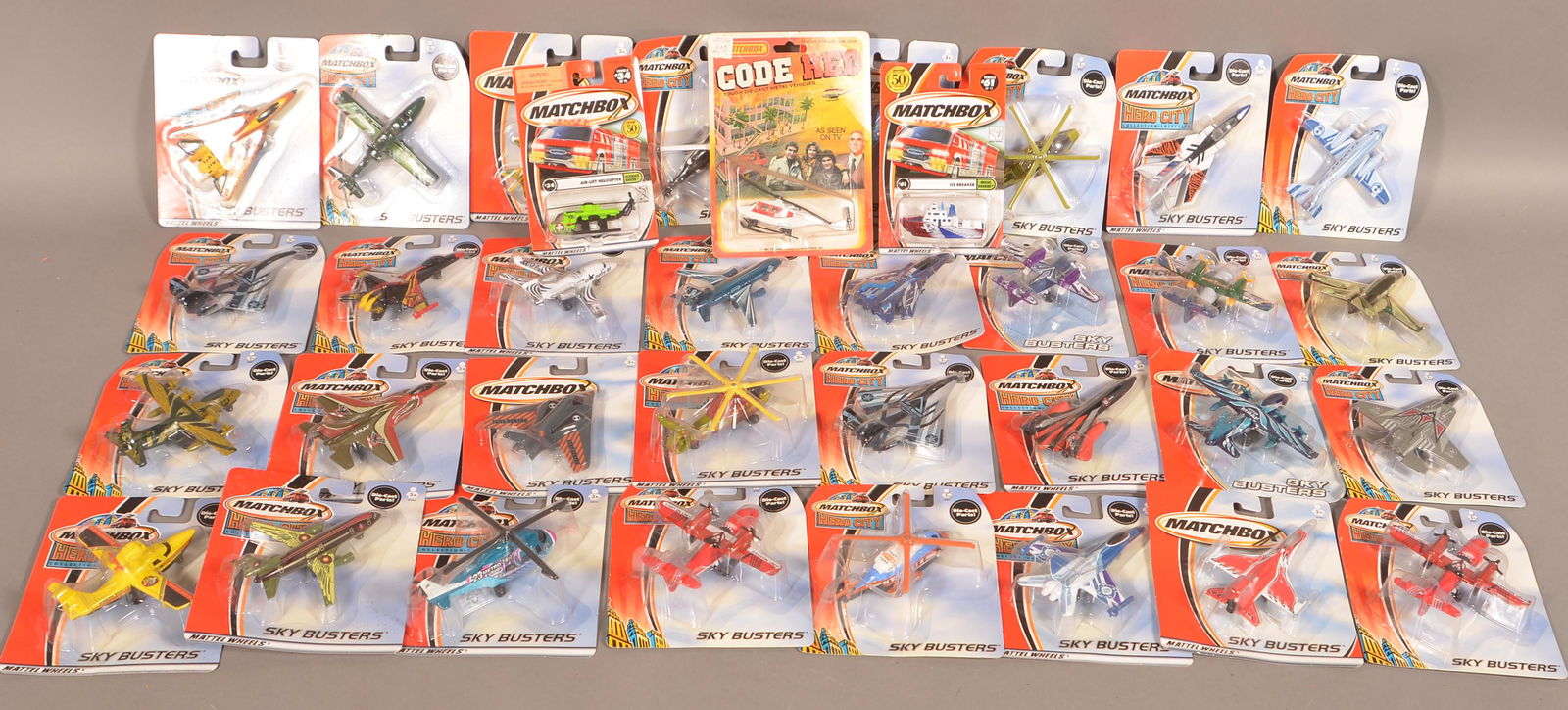 34 Matchbox "Sky Busters" in the Original Packages. (1 of 1)