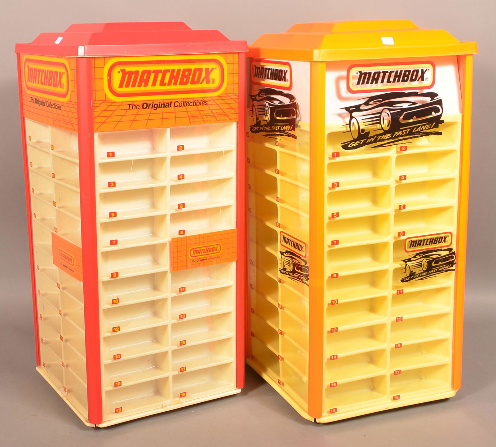 Two Matchbox Retailers Revolving Counter Displays. (1 of 2)