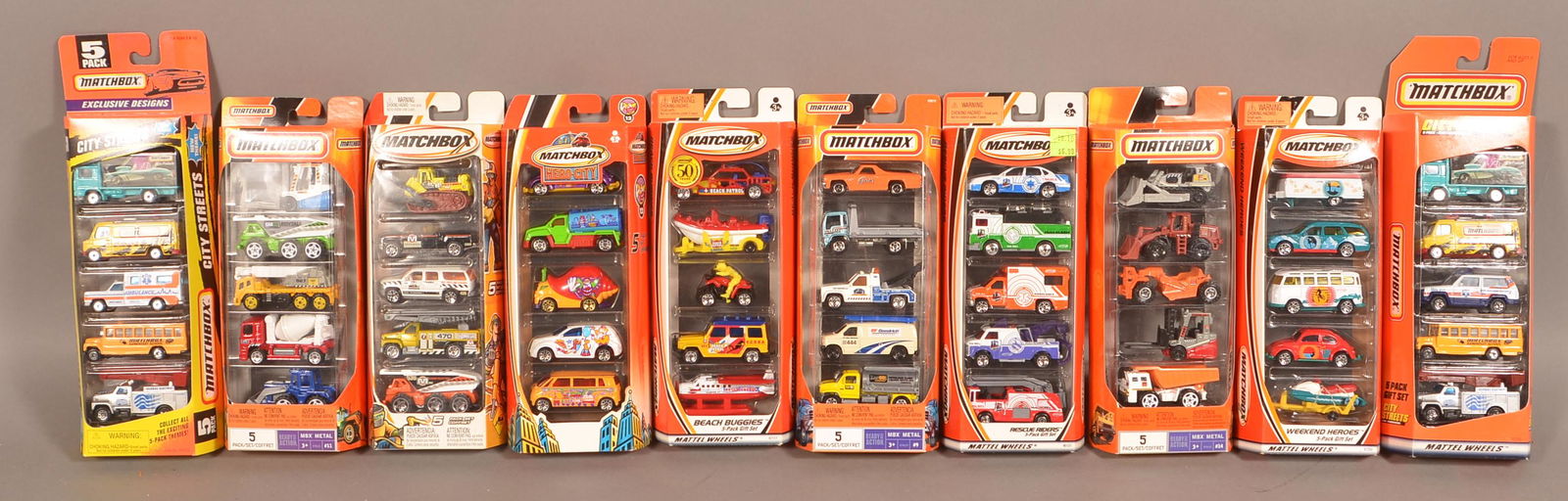 Lot of 50 Matchbox Vehicles in Boxes. (1 of 1)
