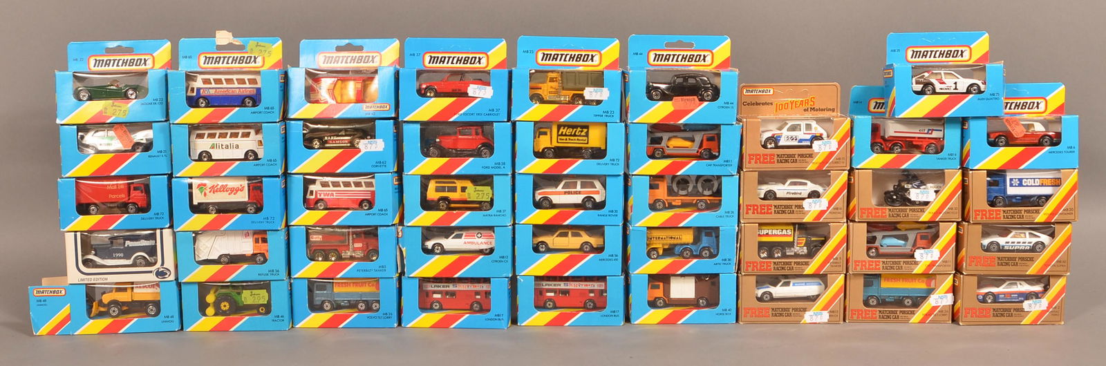 43 Various Matchbox Vehicles in the Original Packages. (1 of 1)