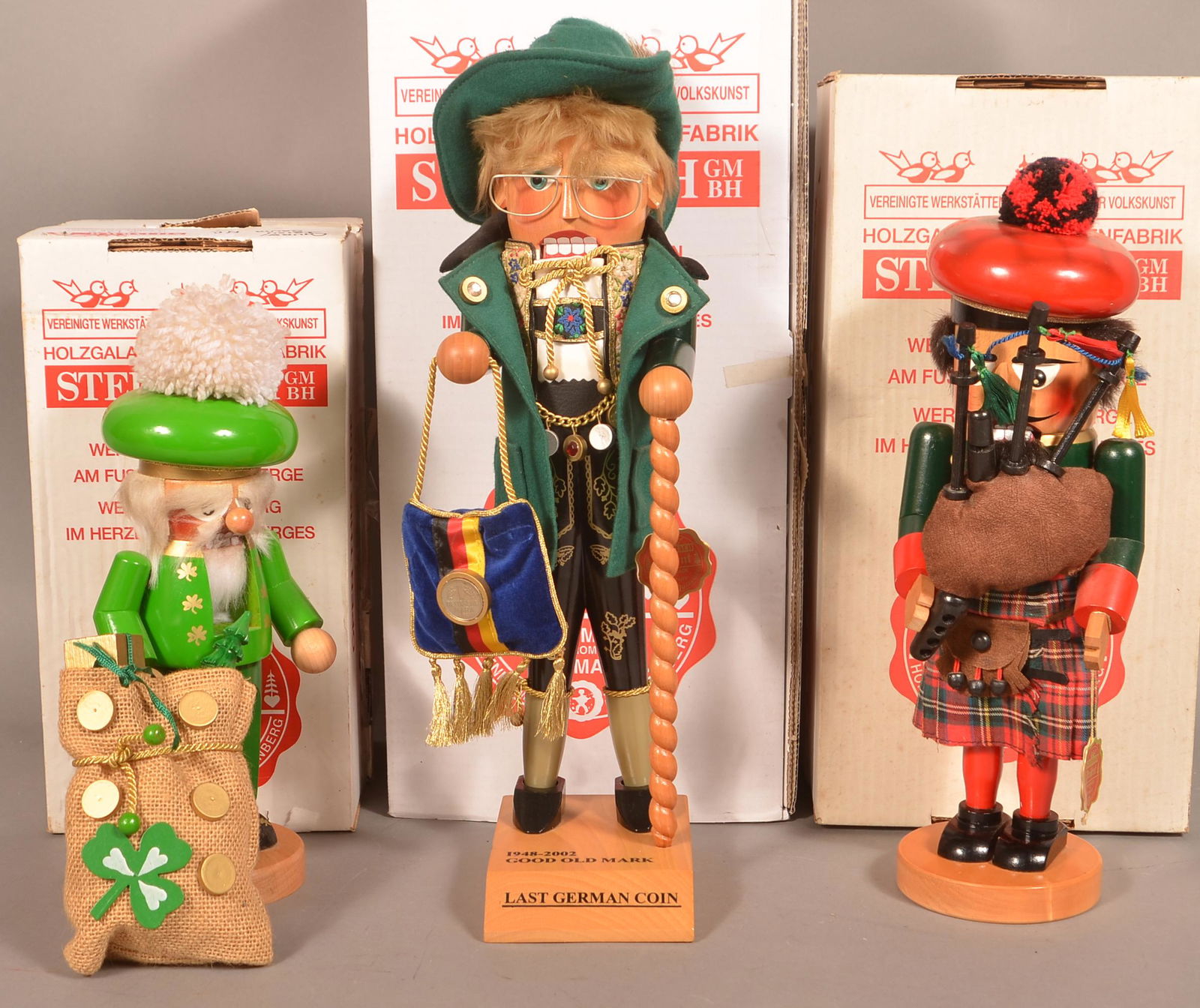 Three Steinbach Nutcrackers. (1 of 2)