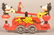 Wells Wind-Up Mickey & Minnie Mouse Handcar Toy.