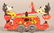Wells Wind-Up Mickey & Minnie Mouse Handcar Toy. - 3