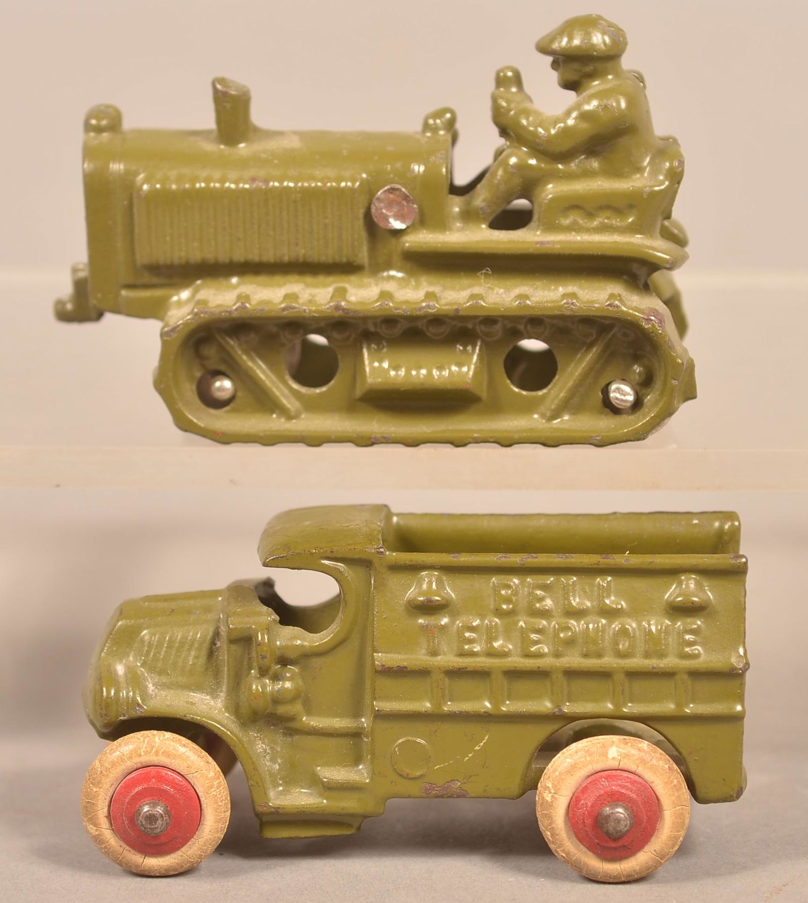 Two Small Hubley Cast Iron Vehicles. (1 of 3)