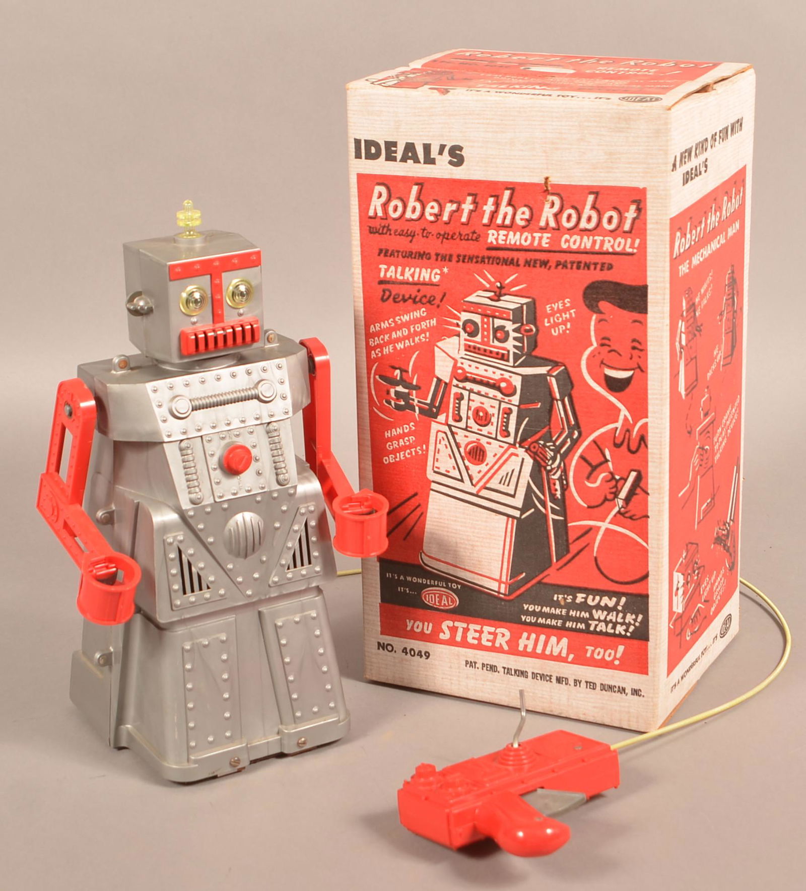 Ideal's No. 4049 Robert The Robot Toy with Original (1 of 3)